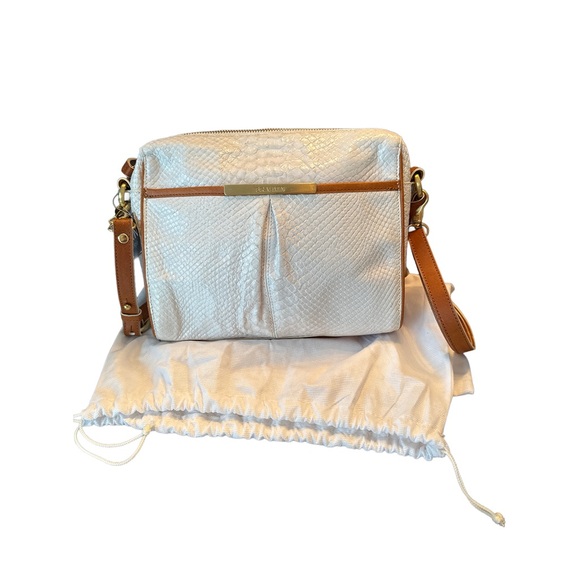 Grayson White Odyssey Leather bag by Brahmin - Picture 7 of 12